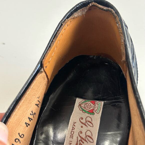 Vintage Gucci Men's loafers black size EU 44.5 US 11.5 - Picture 12 of 16